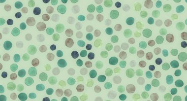 Kusursuz Çember Doku. Suluboya okaliptüs 