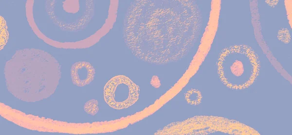 Ruwe Circulaire Confetti. Violette aquarel — Stockfoto