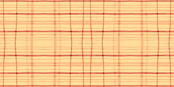 Kırmızı Tartan deseni. Suluboya Piknik Malzemesi. — Stok fotoğraf