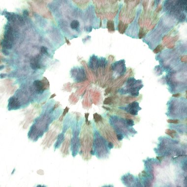 Yeşil Spiral Doku. Bağlantı Boyası Yazdırma Tasarımı. 