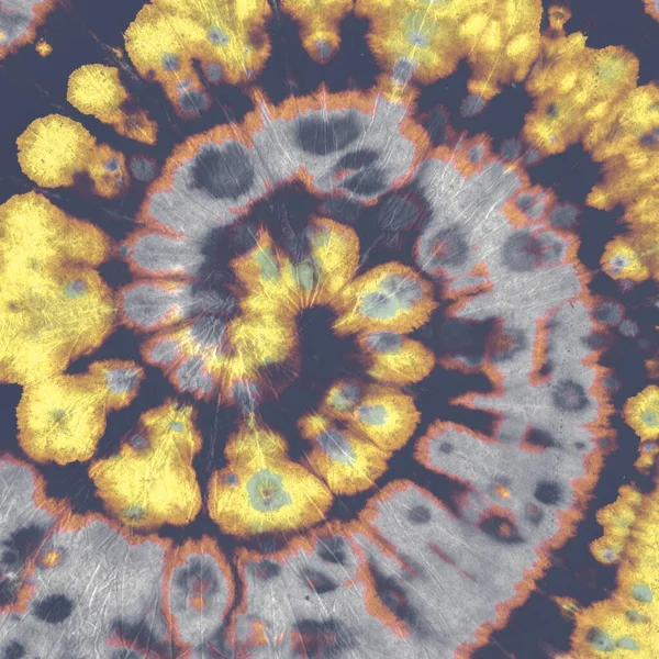 Siyah Spiral Doku. Kravat Ölümü Kumaş Tasarımı. 