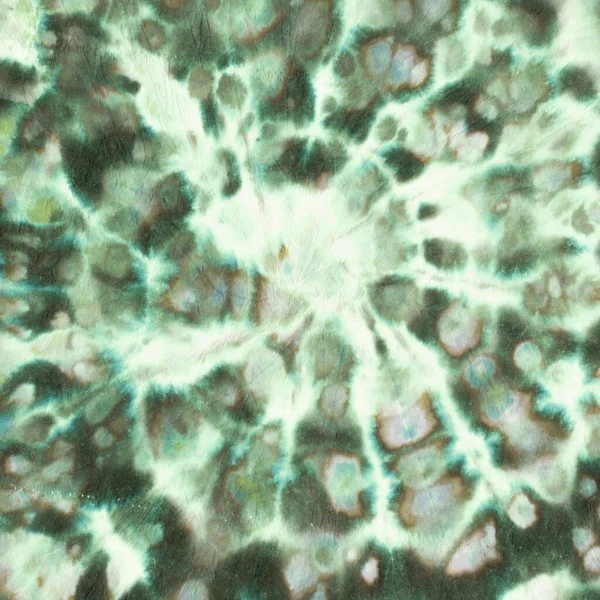 Grön spiralstruktur. Tyg Die Fabric Circle. — Stockfoto