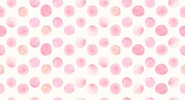 Рожеві безшовні акварельні круги текстури. Вінтаж — стокове фото