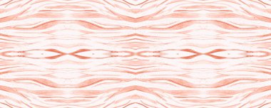 Kusursuz Çizgili Süs. Kızıl Moda Vahşi Yaşam 