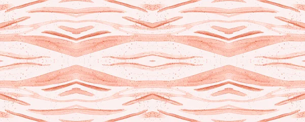 Kusursuz Çizgili Süs. Mercan Soyut Safari 