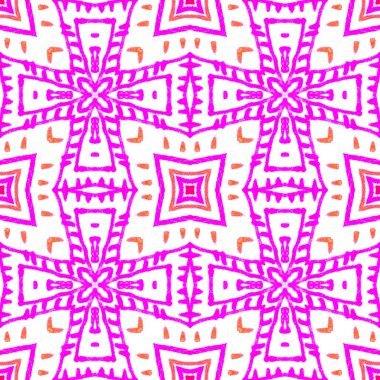 Suluboya Kusursuz Arabesk Deseni.