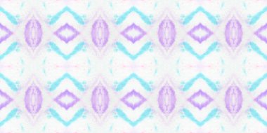 Suluboya Zigzag Ikat Deseni. 