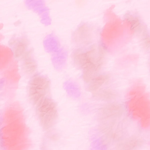 Pink Pastel Ikad Chevron. Tie and Dye Shibori. — Stock Photo, Image