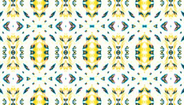 Kusursuz Aztek Fırçası veya Meksika Şablonu. 