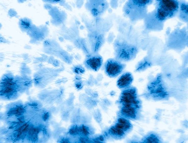 Indigo Tie Dye. Batik Old Background. Hippie. — Fotografia de Stock