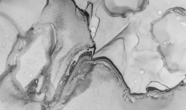 Gri Mermer Doku. Soyut Duvar Kağıdı. 