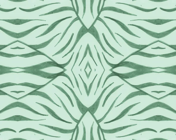 Green Seamless Animal Pattern. Afrikanische Mode — Stockfoto