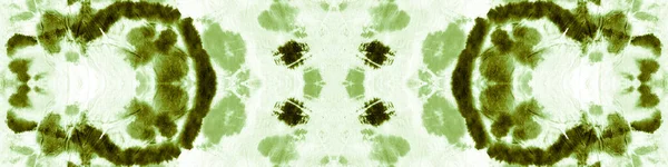 Green Seamless Tie Dye Textura suja. Tradicional — Fotografia de Stock