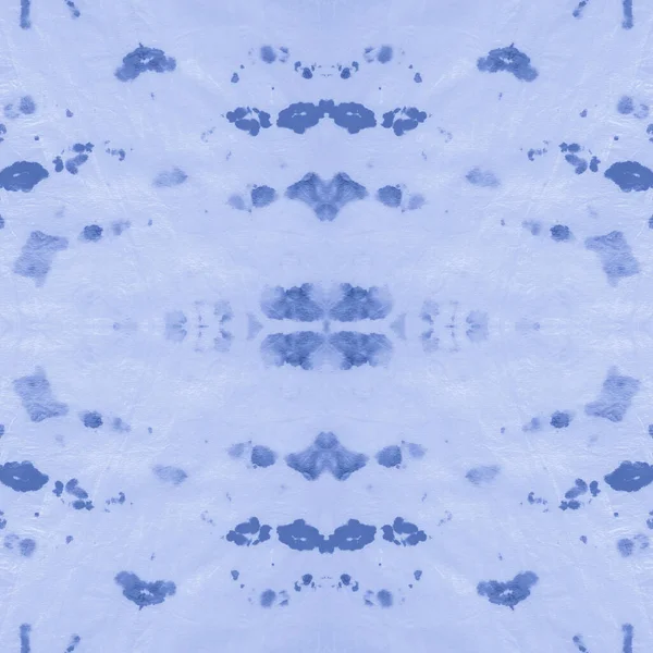 Sömlös Indigo Tie Dye Texture. Abstrakt — Stockfoto