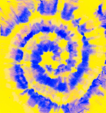 Boyalı kumaş. Sarı Sanatsal Yazdırma. Soyut 