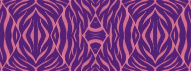 Etnik Tekstil Tasarımı. Suluboya Egzotik Dalga 