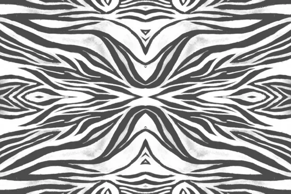 Seamless Zebra Pattern. Fashion African Banner. — Stock Photo, Image
