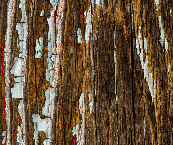 Wooden Rustic Wall. Brown Crackle Texture. Paint