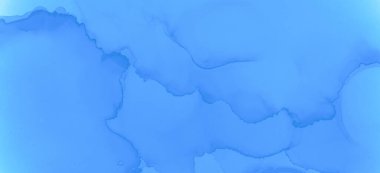 Pastel Akış Tasarımı. Mavi Çağdaş Renk 