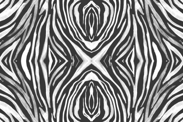 Naadloze Zebra Lines. Abstract Safari Design. — Stockfoto