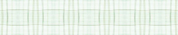 Groene Gingham check. Aquarel picknick Herhaal. — Stockfoto