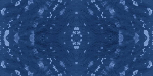 Sömlös Denim färgade textur Shibori. Abstrakt — Stockfoto