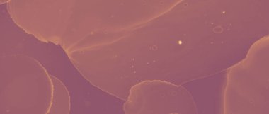 Mürekkep Altın Arkaplan. Kahverengi Volkanik Boya. Kırmızı 