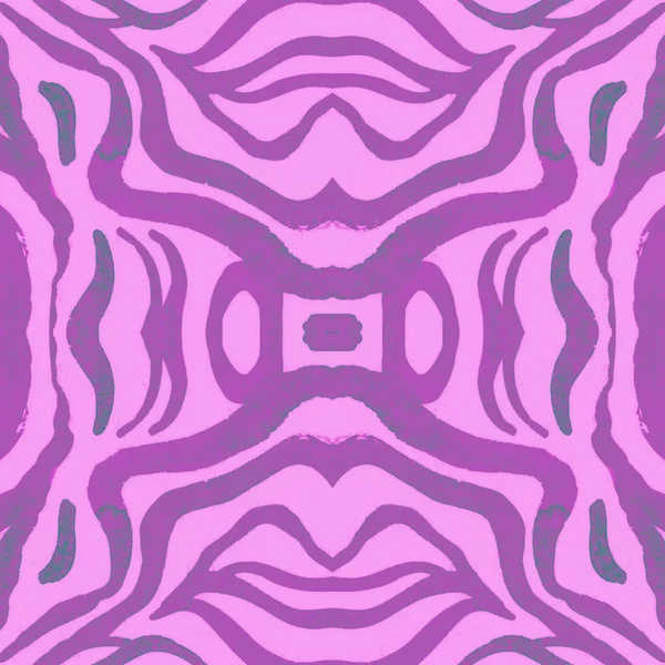 Бесшовный мех Зебры. Абстрактная текстура зоопарка. Розовый — стоковое фото