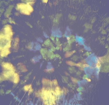 Boyalı Çember. Unicorn Batik Print. Işık 