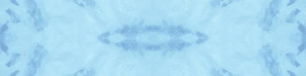 Nahtlose Blue Tie und Dye Texture. Aquarell — Stockfoto