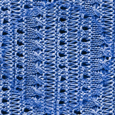 Kusursuz örgü duvar kağıdı. El yapımı patern. Çivit 