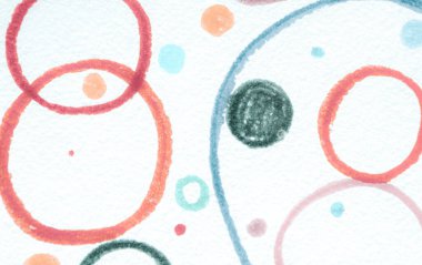 Mavi Çember Yüzey. Dekoratif Dairesel 