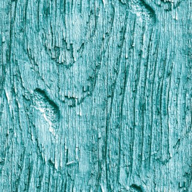 Turkuaz, eski püskü, boyalı ahşap. Eskimiş Çatırtı 