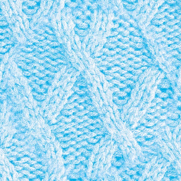 Modrý vzor pletení. Prázdniny na pletení — Stock fotografie