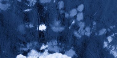 Mavi Kirli Çürük Yazdırma. Gece Kravat Boyası. 