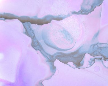 Ruhsal Boya Dokuları. Alkol Mürekkebi Yıkama 