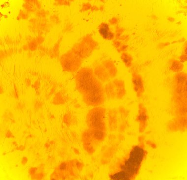 Soyut boya. Hippi girdap arka planı. Sarı 