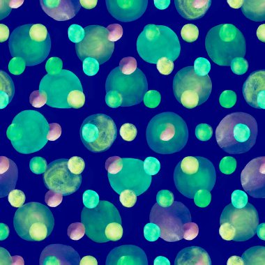 Kusursuz Daireler Duvar Kağıdı. Geometrik Lekeler 