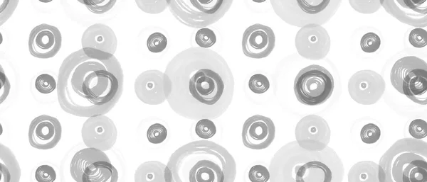 White Circles Texture. Grunge Polka Dots