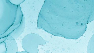 Teal Pastel Akış Tasarımı. Mavi Bulut Gradyanı 