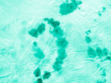 Kirli Aşınmış Yazıcı. Turkuaz Kravat Boyası Graffiti. 