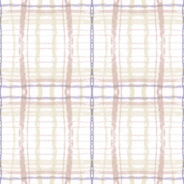 Wzór w kratę. Neutralny Tartan Fabric. Szkocki — Zdjęcie stockowe