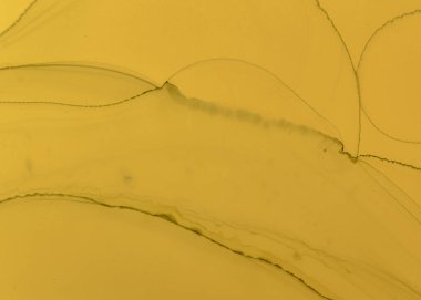 Siyah ve Sarı Soyut Akrilik Doku. Renk 