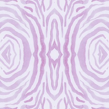 Pembe Afrika baskısı. Suluboya Hayvan Kürkü 