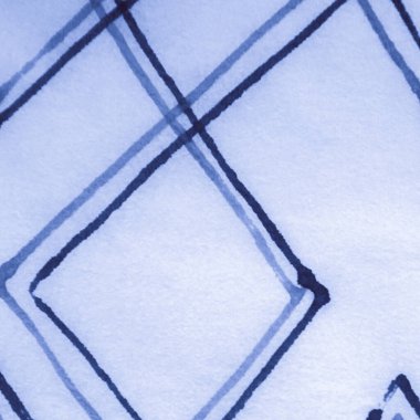 Indigo Suluboya Çapraz. Boşluk Geometriği 