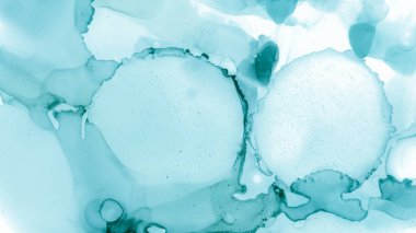 Suluboya Dalga İllüstrasyonu. Pastel Sıvı 