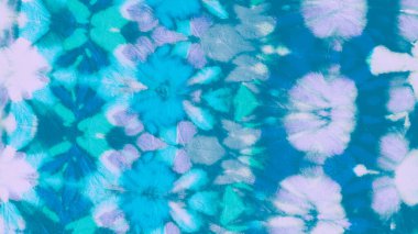 Okyanus Shibori Tarzı. Su Fırçası Etkisi. Grunge. 