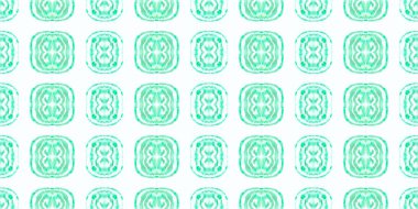 Suluboya El Yazması Japon Tekstil Deseni. 