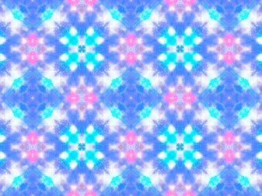 Soyut Suluboya Etnik Yazdırma Tasarımı. 