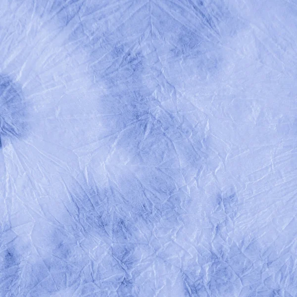 Impressão de arte suja tingida. Círculo Indigo Azul — Fotografia de Stock
